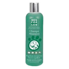 Champô Menforsan com citronela para cães, 300 ml e 5 litros
