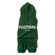 Sweatshirt com capuz para cães FuzzYard Urban verde