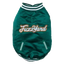 Casaco de basebol para cães FuzzYard Fastball verde