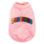Blusão bomber acetinado para cães FuzzYard Frat rosa