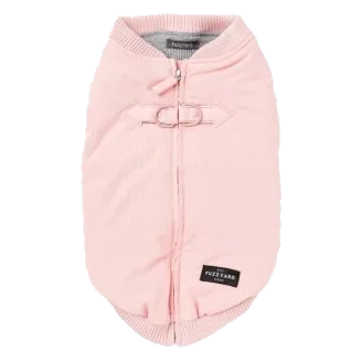 Casaco com peitoral para cães FuzzYard East MacGyver rosa