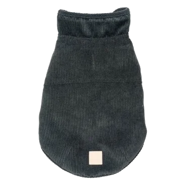 Casaco para cães em bombazina FuzzYard Life Slate Grey
