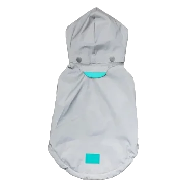 Impermeável com capuz para cães FuzzYard Evo refletor