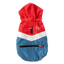 Impermeável para cães FuzzYard The Seattle vermelho e azul