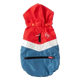 Impermeável para cães FuzzYard The Seattle vermelho e azul