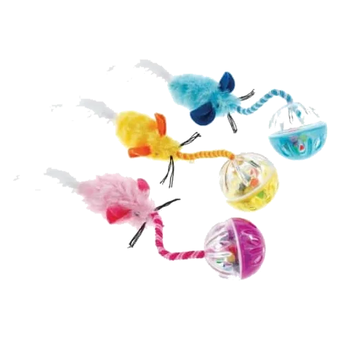 Bola para gatos Classic Ball n’ Feather Cat Toy