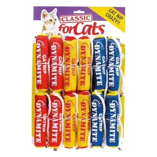Brinquedo com catnip para gatos Classic Cat-Nip Dynamite 150 mm