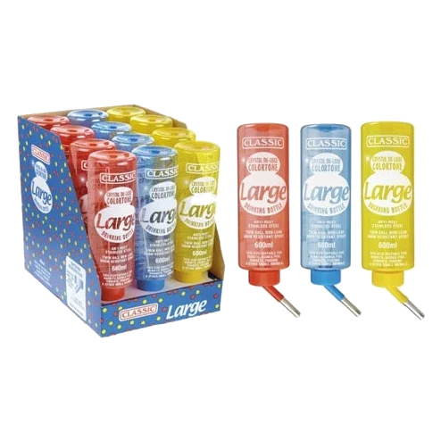 Bebedouro para roedores Classic Colortone T4 Large Bottle 600 ml