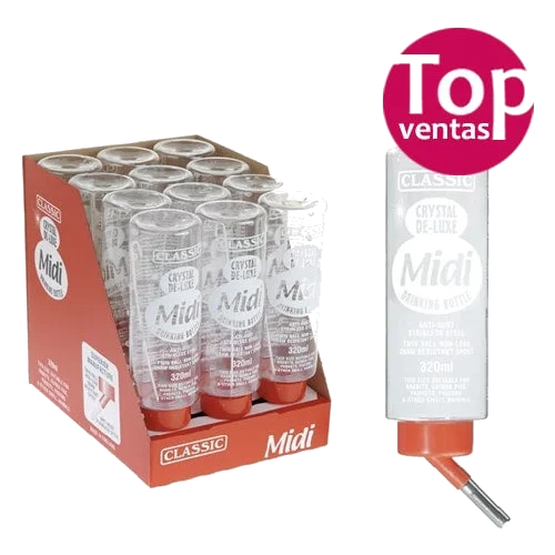 Bebedouro para roedores Classic Crystal Deluxe T3 Midi Bottle 320 ml