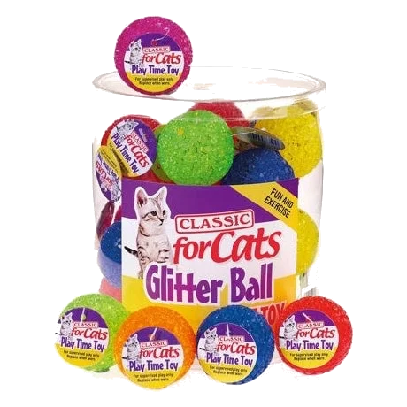 Bola para gatos Classic Glitter Balls 40 mm
