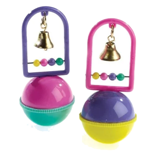 Brinquedo com guizo para pássaros Classic Large Kelly with Bell 100 mm