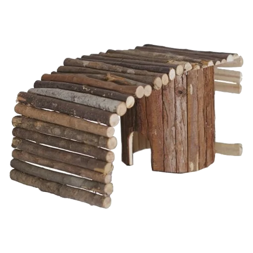 Ponte para roedores Classic Wooden Bendy Bridge