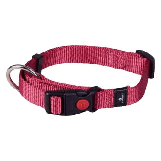 Coleira para cães Art Sportiv Plus, tamanho 3, 20 mm, vermelho-cereja