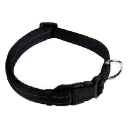 Coleira refletora de nylon modelo 2, tamanho T1, 26-40 cm