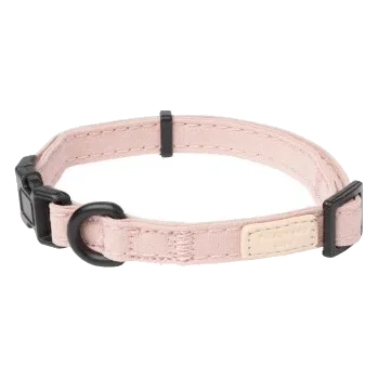 Coleira de algodão para cães FuzzYard Life Soft Blush