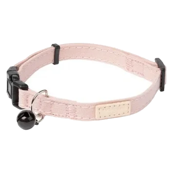 Coleira de algodão para gatos FuzzYard Life Soft Blush
