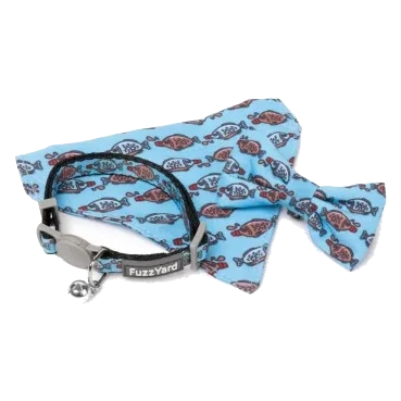 Coleira para gatos com laço FuzzYard Soy Sauce Fish