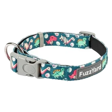 Coleira para cão em neopreno FuzzYard Dinosaur Land