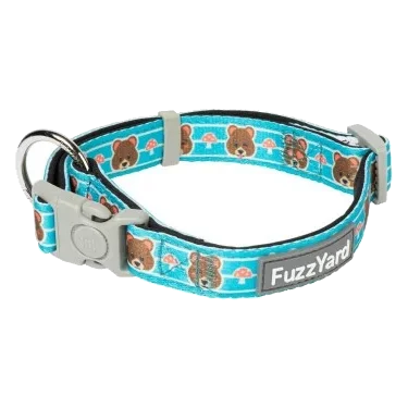 Coleira para cão em neopreno FuzzYard Fuzz Bear