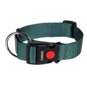Coleira para cães Art Sportiv Plus, tamanho 5, 40 mm, verde-escuro