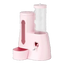 Comedouro e bebedouro 2 em 1 para hamster rosa