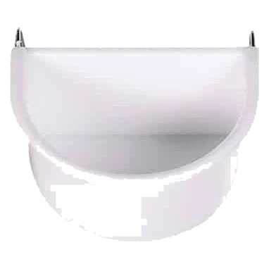 Comedouro com ganchos metálicos para pássaros, 11 cm