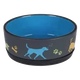 Comedouro de cerâmica 500 ml com anel antiderrapante para cães