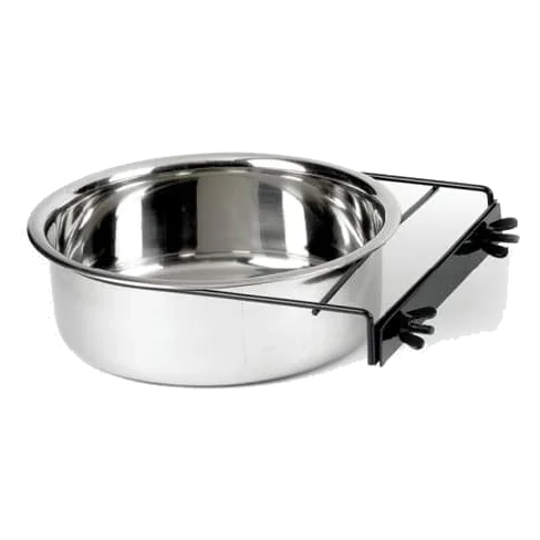 Comedouro de taça em aço inoxidável Classic 2800 ml para cães