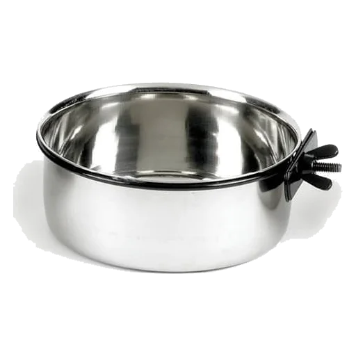 Comedouro de taça em aço inoxidável Classic 900 ml para cães