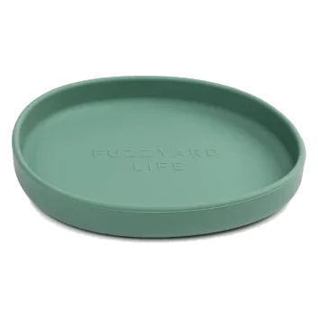 Comedouro de silicone para gatos FuzzYard Life Myrtle Green