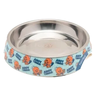 Comedouro plano para gatos FuzzYard Ahoy There! 420 ml antiderrapante