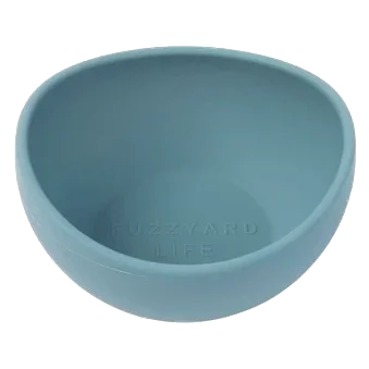 Comedouro de silicone para cães FuzzYard Life French Blue