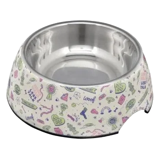 Comedouro antiderrapante para cães FuzzYard Best In Show em inox