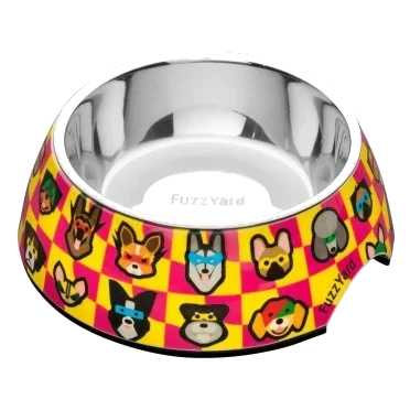 Comedouro antiderrapante para cães FuzzYard Doggoforce em inox 810 ml