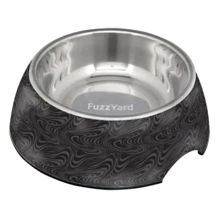 Comedouro antiderrapante para cães FuzzYard Liquify em inox