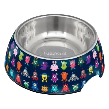 Comedouro antiderrapante para cães FuzzYard Yardsters em inox