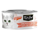 Comida húmida para gatos Kit Cat Toppers frango e salmão em gelatina 80 g