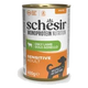 Comida húmida para cães adultos Schesir Monoprotein borrego, lata de 400 g