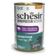 Comida húmida para cães Schesir Monoprotein javali Senior 7+, lata de 400 g