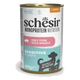 Comida húmida para cachorros Schesir Monoprotein Puppy porco, lata de 400 g
