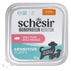 Comida húmida para cachorros Schesir Monoprotein Puppy porco, embalagem de 150 g