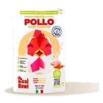 Comida natural para cães Real Bowl de frango, saqueta de 150 g