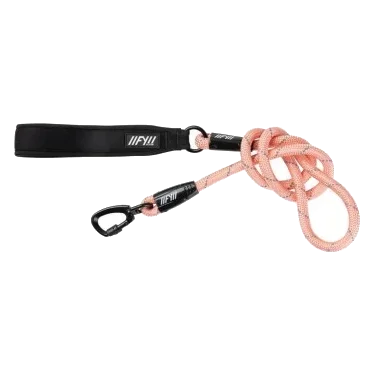 Trela de corda para cão FuzzYard FY Active pêssego, 155 cm