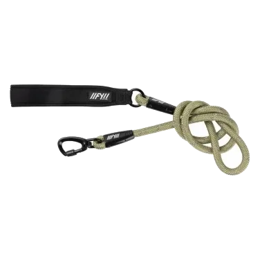 Trela de corda para cão FuzzYard FY Active caqui, 155 cm