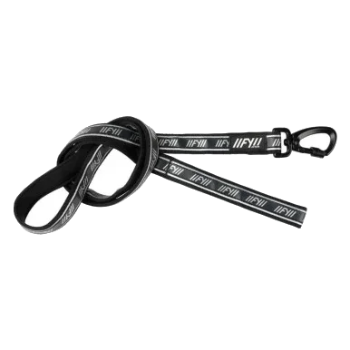 Trela para cão em neopreno FuzzYard FY Active preto