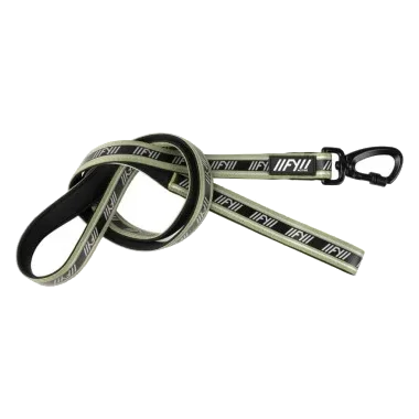 Trela para cão em neopreno FuzzYard FY Active caqui