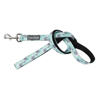 Trela para cão FuzzYard Mint Fizz em neopreno acolchoado