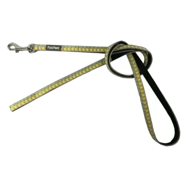 Trela para cão em neopreno FuzzYard Piña Colada, tamanho XS