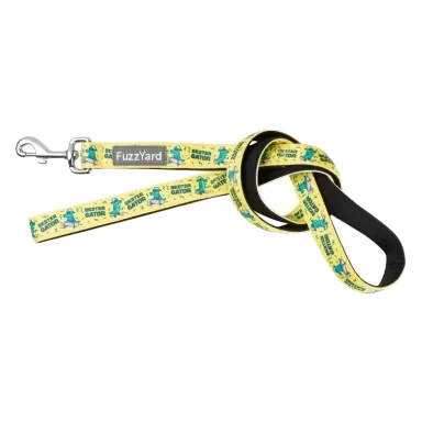 Trela para cão FuzzYard Sk8ter Gator em neopreno acolchoado