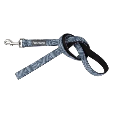 Trela para cão FuzzYard Thornbury Aegean Blue em neopreno acolchoado